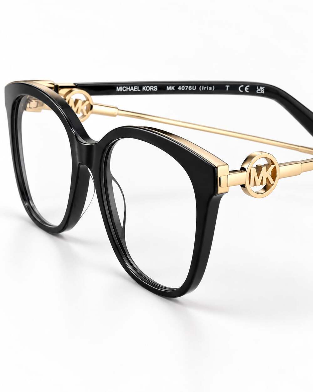 Michael Kors MK 4076U Iris Eyeglasses Black Gold Frame
